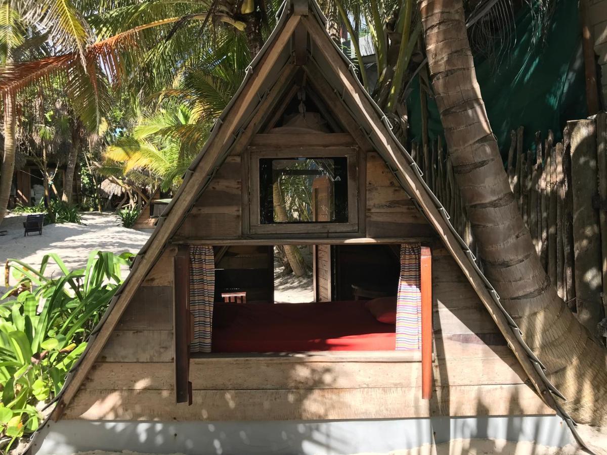 Chavez Eco Beach Camping And Cabanas Tulum Exterior foto